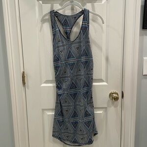 Women’s blue Patagonia midi dress, size small!